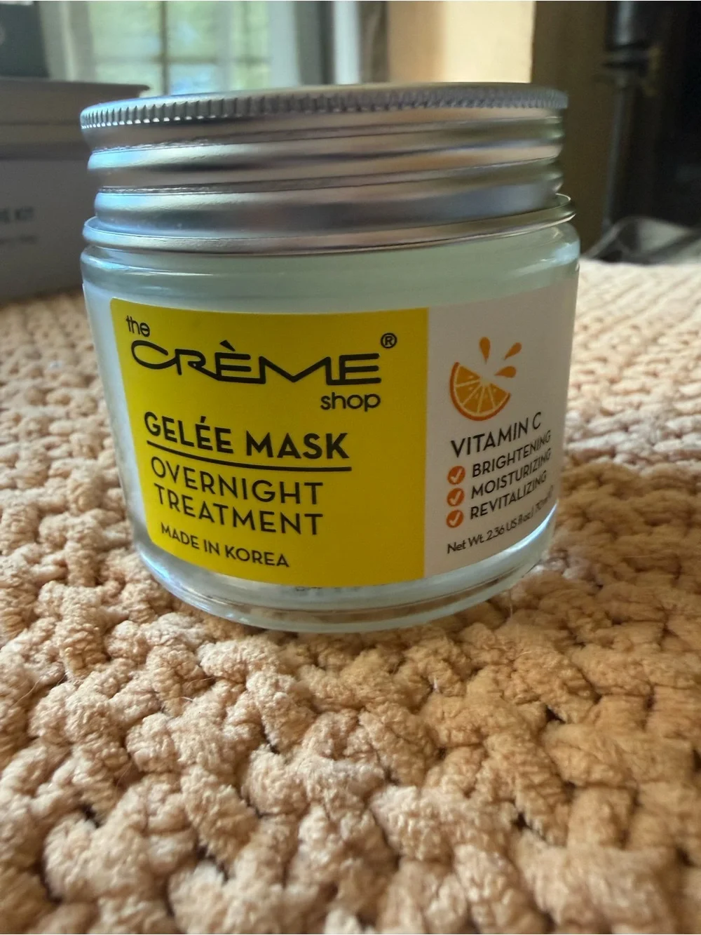 The Crème Shop Vitamin C Gelée Mask Overnight Treatment - Yellow